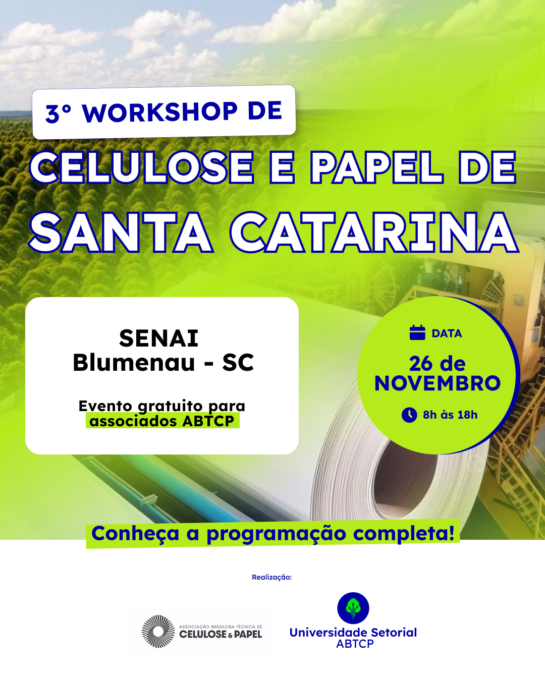 3º Workshop de Celulose e Papel de Santa Catarina